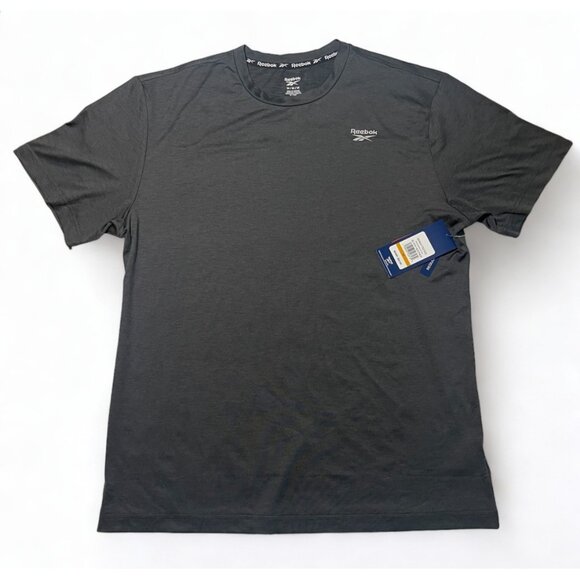 Reebok Men's Regular Fit Gray Tee Shirt, Size M, New - Picture 1 of 9